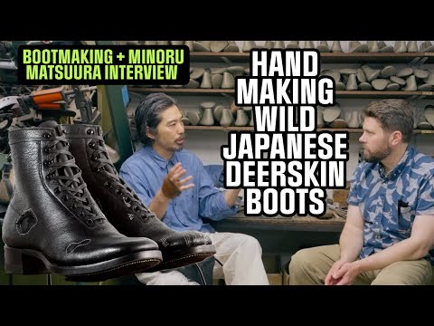 Inside Clinch Boots' Tokyo Workshop—Bootmaking + Interview w/ Minoru Matsuura