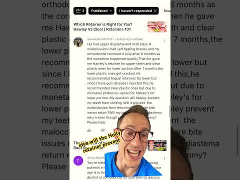 Can hawley retainers keep your teeth straight and maintain your bite? @anweshanath1151  #teeth