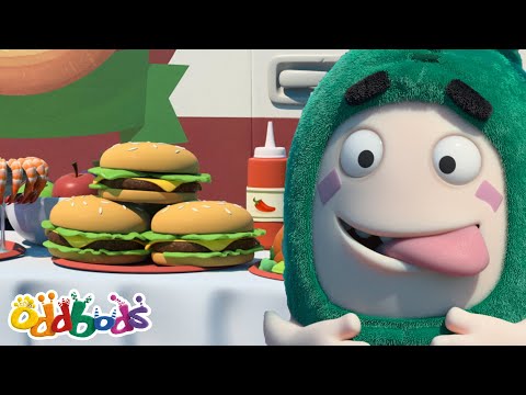 Zee's a Burger Boy! | Oddbods Cartoons | Funny Cartoons For Kids