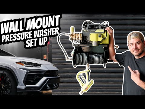Wall Mount Pressure Washer Set Up - BigBoi Washr Pro wall mount kit