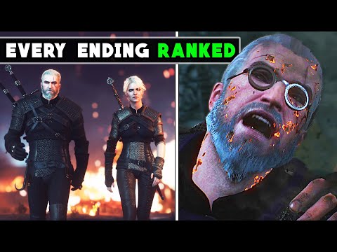 Witcher 3 - All 15 Endings Ranked WORST to BEST