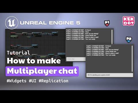 How to make Multiplayer Chat | Replication Tutorial | Kekdot | Unreal Engine 5