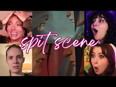 don't sugarcoat it cupcake & spit scene best caitvi reactions (arcane s2 ep6)