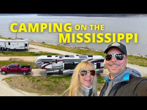 RV Camping on the Mississippi River and Exploring Graceland!