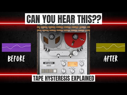 How Tape Hysteresis Impacts Your Mix (And Why It Matters!)