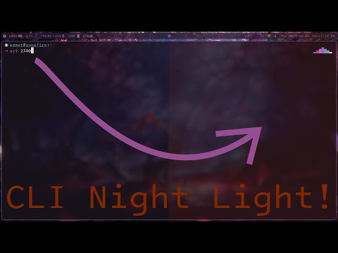 Reduce Eyestrain and Sleep Loss Using the Command Line!