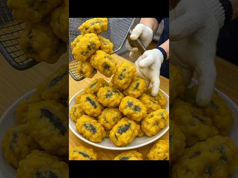 이걸 튀긴다고요?! 발상의 전환으로 초대박난 이것! 바삭함이 완전 끝내주는 주먹 김밥튀김, 떡볶이 Fried gimbab / Korean street food #shorts