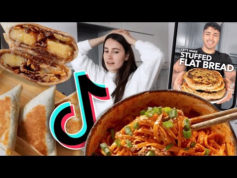 Trying Actually YUMMY Viral TikTok Recipes 🧀🍜🌮