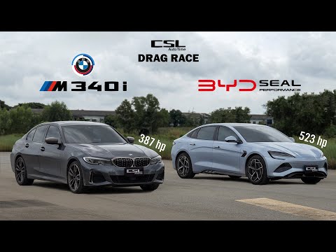 BYD SEAL Performance vs BMW M340i DRAG RACE