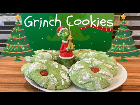 Fun & Festive Grinch Cookies! Perfect For Baking with Kids!