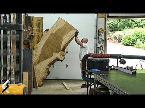 Salvaged Slab To $6000 Desk