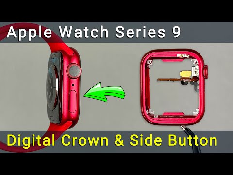 How to Replace Apple Watch Series 9 Frame, Digital Crown, Side Button & Mic | Repair Tutorial