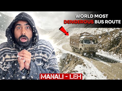 Travelling MANALI TO LEH BY TRUCK 😱 - ON DANGEROUS ROADS OF LADAKH 😍 *DREAM RIDE*