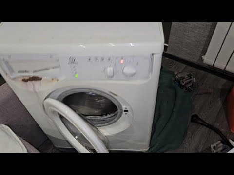DESTRUCTION Indesit washer using a heavy motor