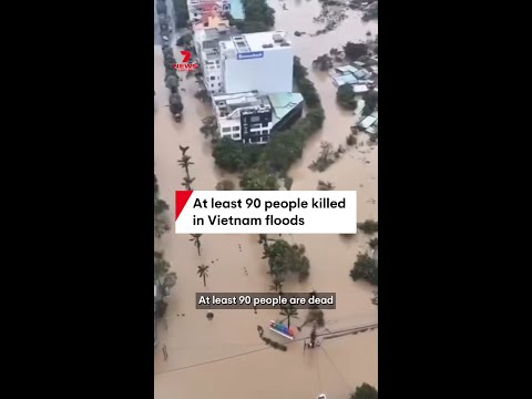 At least 90 people killed in Vietnam floods
