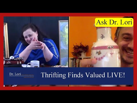 Goodwill Finds Appraised LIVE by Expert Dr. Lori | Jewelry, Silver, Lamps, Pottery & More