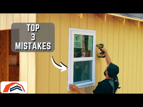 How to Install a New Window on a Shed - AVOID These 3 Mistakes
