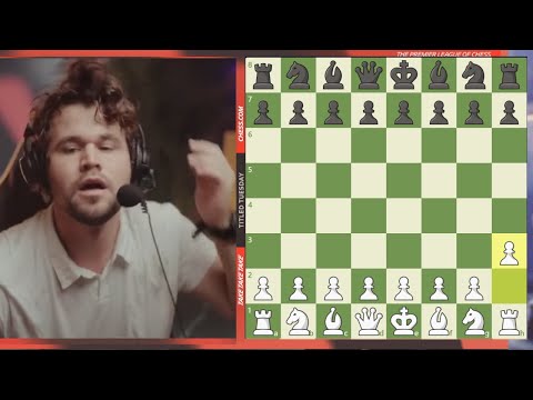 Magnus Carlsen is LATE to His Chess Game at Titled Tuesday (ONLY 10 SECONDS LATE*)