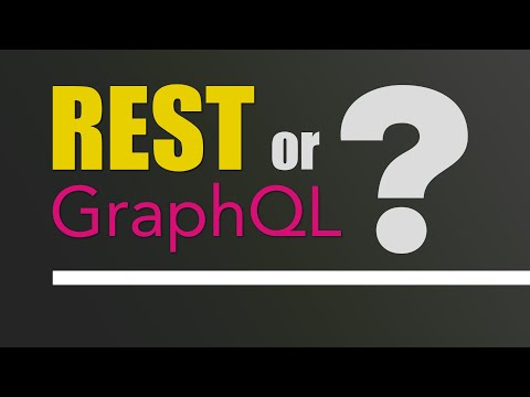 REST vs GraphQL - What's the best kind of API?