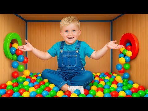 Oliver and Mom 𝐁𝐨𝐱 𝐅𝐨𝐫𝐭 𝐌𝐚𝐳𝐞 𝐂𝐡𝐚𝐥𝐥𝐞𝐧𝐠𝐞 & More funny stories for kids