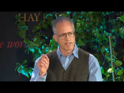 Peter Korn at the Hay Literary Festival, 2015