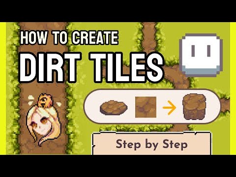 Pixel Art Dirt Tile Tutorial | Here is How I Design My Tile Sets (Step-by-Step)