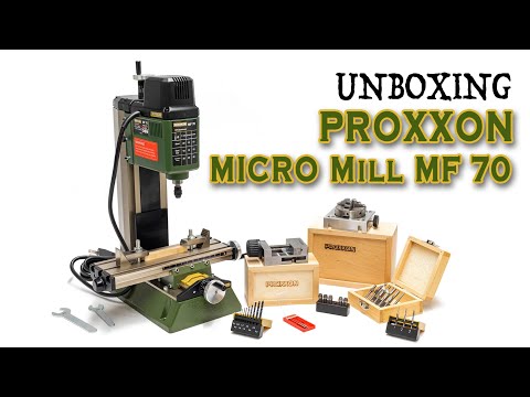 PROXXON MICRO Mill MF 70 with accessories - UNBOXING