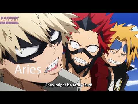 My Hero Academia as Zodiac Signs