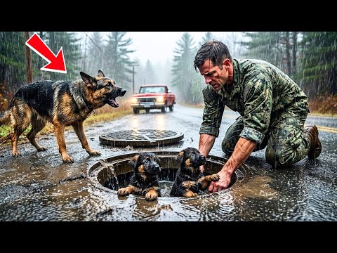 A Navy SEAL Found a Dog Crying Beside a Drain — Days Later, a Miracle Reunited Three Lonely Hearts