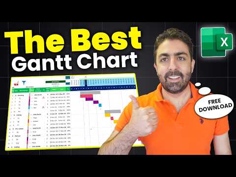 The BEST Excel Gantt Chart For Project Management - Absolutely Free! 🌟
