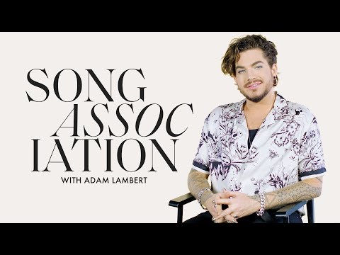 Adam Lambert Sings Aerosmith, Rihanna, and Queen in a Game of Song Association | ELLE