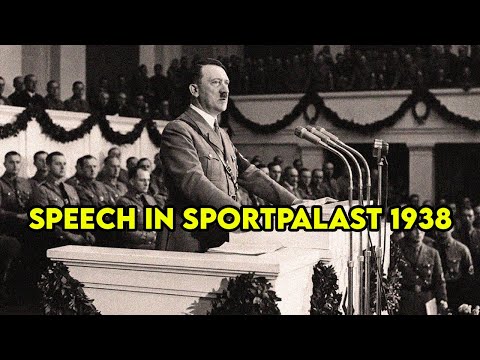 Hitler's Sportpalast Speech 1938: Sudetenland Crisis (In English)