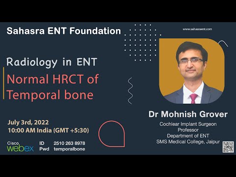 Radiology | CT Temporal Bone: Basics | Dr Mohnish Grover