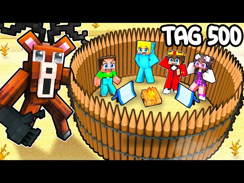 99 NÄCHTE in der VERLASSENEN WÜSTE überleben in Minecraft!