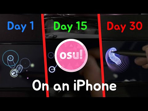 OSU! On an iPhone...