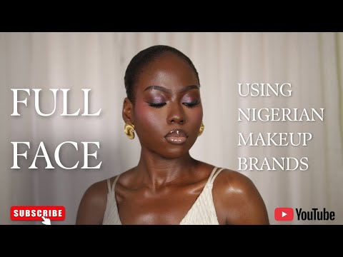 FULL FACE USING 90% NIGERIAN MAKEUP BRANDS|| THE RESULT WILL LEAVE YOU SHOCKED!