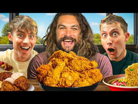 Jason Momoa fed us Hawaiian Comfort food!