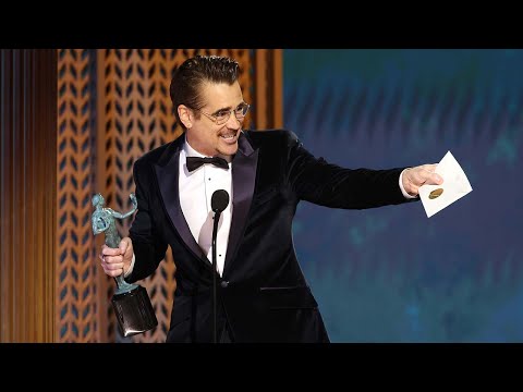Colin Farrell 'Guilty As Charged' In 31st Annual SAG Awards Acceptance Speech