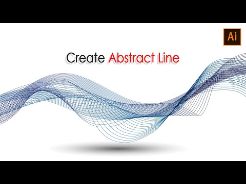 Create Abstract Line  - Adobe Illustrator Tutorial