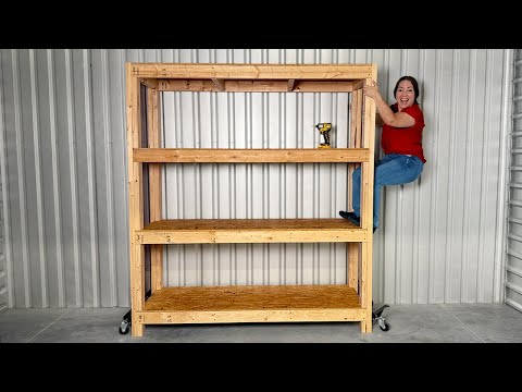 I Built Massive Storage Shelves to Fix My Space Problem