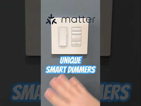 Unique smart dimmers ๐ก๐๏ธ#smarthome #lighting