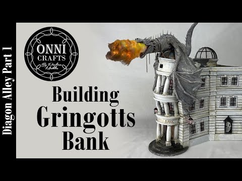 Building Gringotts Wizarding Bank from Harry Potter // Diagon Alley part 1 // Scratch build