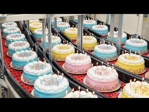 🎂 You Won’t Believe How Millions of Cakes Are Made | Inside an Automatic Factory