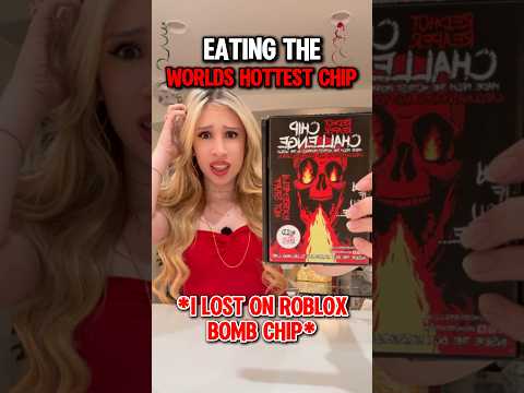 EATING The WORLDS “HOTTEST” CHIP Because I FAILED In a ROBLOX GAME!🌶️🥵💣
