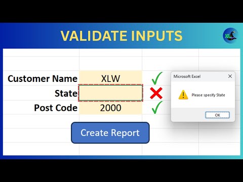 How To Validate Inputs In Excel VBA