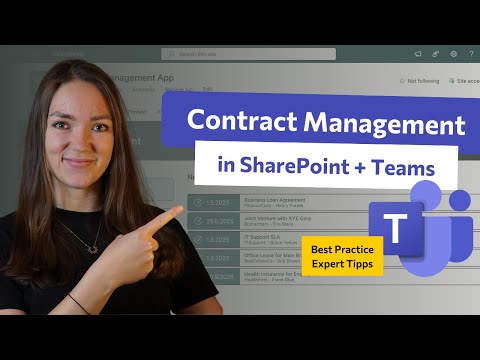 Best Practices for Creating a SharePoint Contract Management App