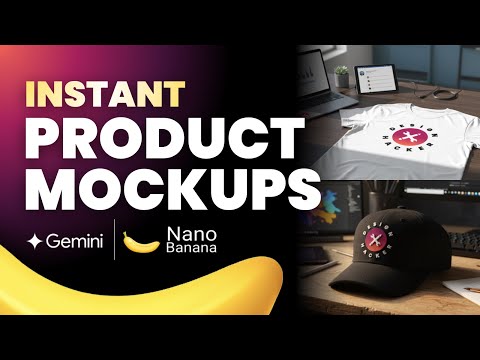 How I Make Perfectly Branded PRODUCT MOCKUPS Fast with Nano Banana AI