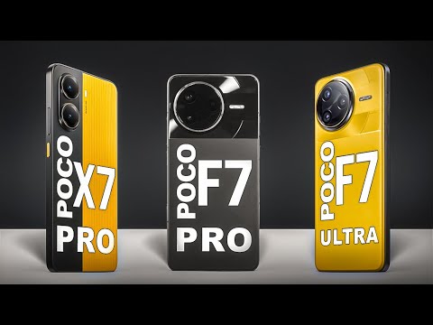 Выбрали Лучший Xiaomi в 2025 году! POCO X7 Pro vs POCO F7 Pro vs POCO F7 Ultra