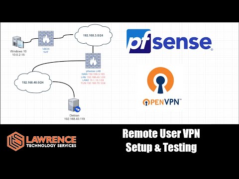 Tutorial: pfsense OpenVPN Configuration For Remote Users
