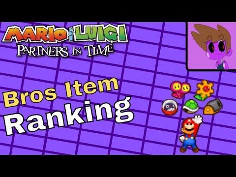 Ranking the Bros Items from Mario and Luigi Partners in Time